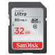 Карта пам'яті SanDisk 32 ГБ SDHC C10 UHS-I R80 МБ/с Ultra